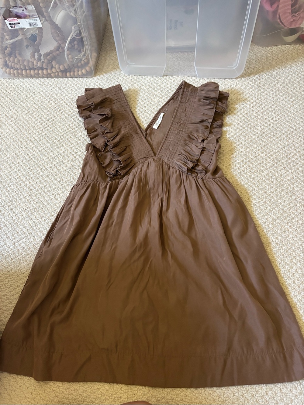 Mustard Seed Brown Dress